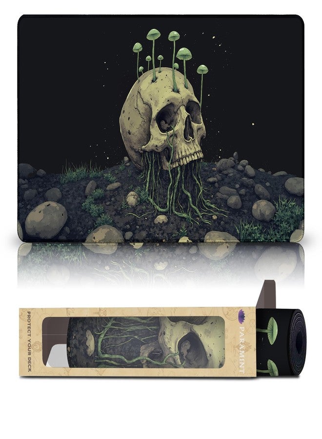 Paramint Black-Green Guild (Stitched) - MTG Playmat - Compatible with Magic The Gathering Playmat - Play MTG, YuGiOh, TCG - Original Play Mat Art Designs & Accessories - Image 1